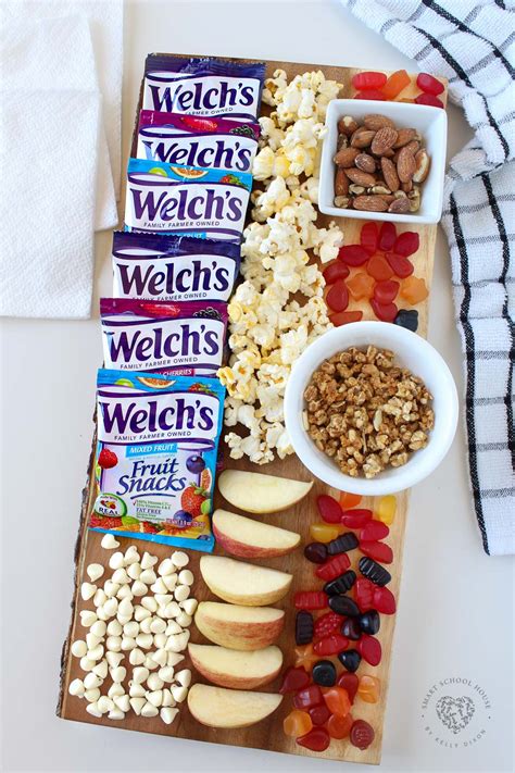 Create an After School Snack Board for the Kids with a Variety of Treats!