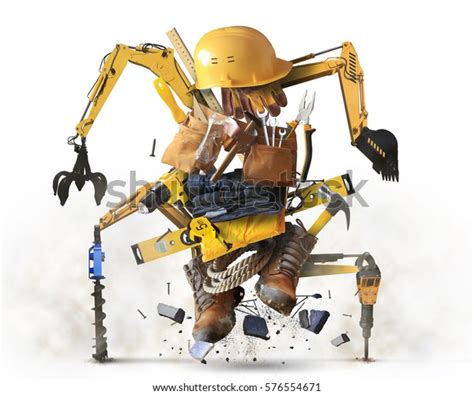 Building Tools Equipment Like Construction Robot Stock Photo 576554671 | Shutterstock