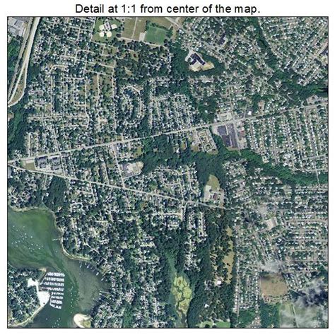 Aerial Photography Map of Warwick, RI Rhode Island