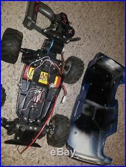 Vintage Parts Cars | TRAXXAS SLEDGEHAMMER vintage rc car collector truck electric sold as is flag