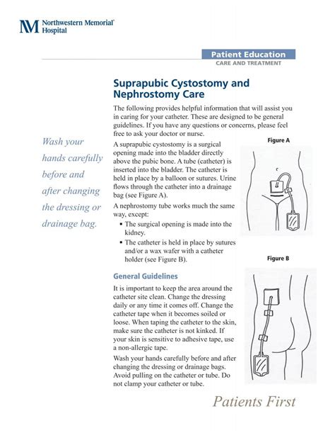 Suprapubic Cystostomy & Nephrostomy Care (pdf) - Northwestern ...