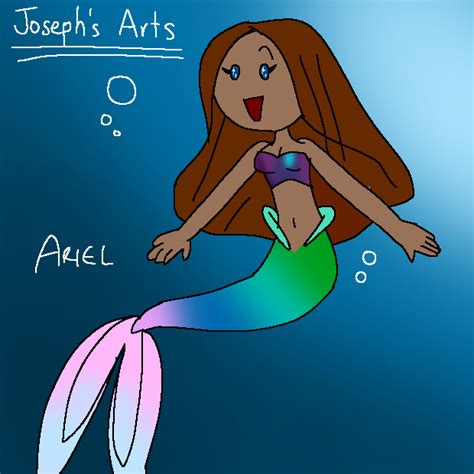 Halle Bailey as Ariel by Josephs-Arts on DeviantArt