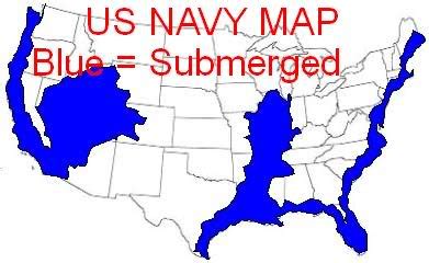 One For The Road: U.S. Navy Map of Future America