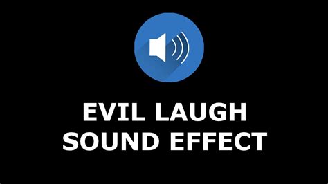 Evil Laugh Sound Effect - YouTube