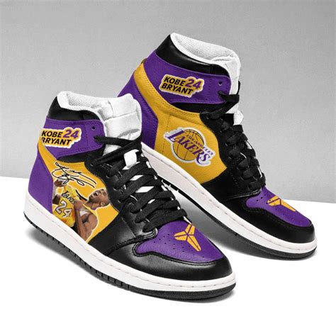 LAL Kobe Bryant 24 Air Jordan Sneaker - RobinPlaceFabrics