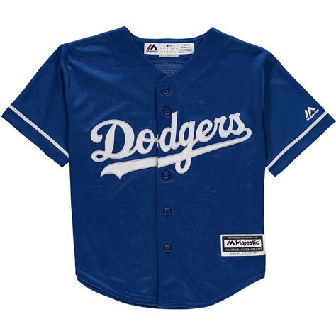 Majestic Los Angeles Dodgers Preschool Royal Official Cool Base Team Jersey