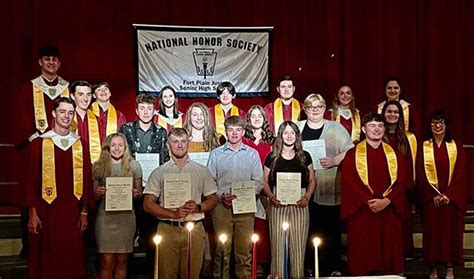 Congratulations National Honor Society inductees - Fort Plain Central ...