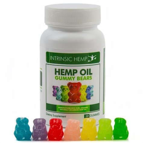 Hemp Oil Gummies, 30 Count - Intrinsic Hemp