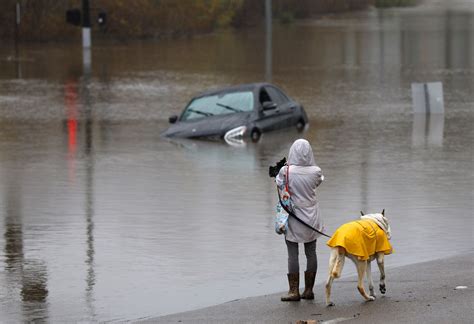 Photos: San Diego River floods in Mission Valley - The San Diego Union-Tribune