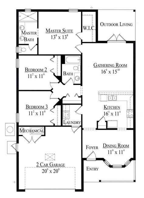 House Plans Under 1500 Square Foot - House Plans