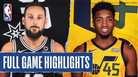 SPURS at JAZZ | FULL GAME HIGHLIGHTS | August 13, 2020 - YouTube