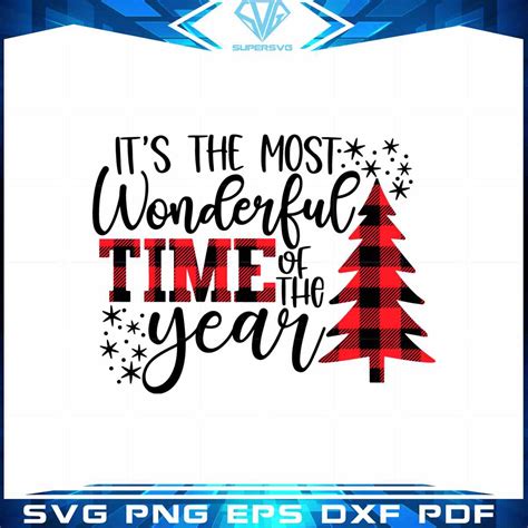 It Is The Most Wonderful Time SVG The Best Xmas Digital Files