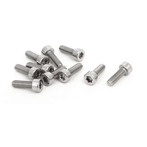 M2.5x8mm T8 Torx Drive 304 Stainless Steel Torx Socket Head Cap Screw ...