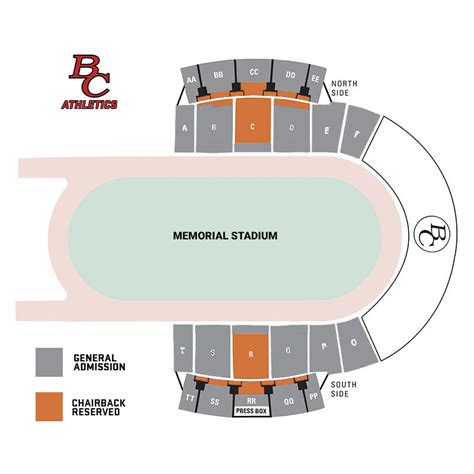 Bc Stadium Seating Map