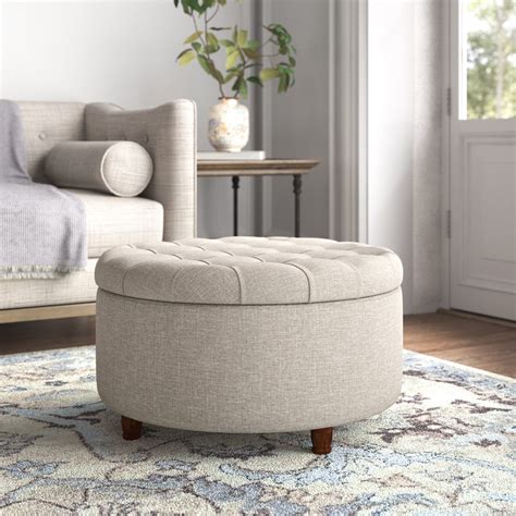 Kelly Clarkson Home Parker Upholstered Storage Ottoman & Reviews | Wayfair