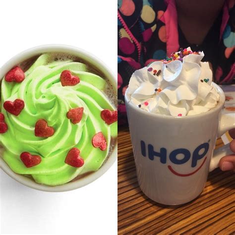 Ordered the Minty Who Hot Chocolate at ihop. What it was advertised as ...