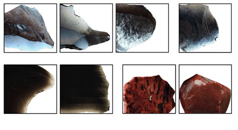 Obsidian types according to macroscopic color and texture analyses ...