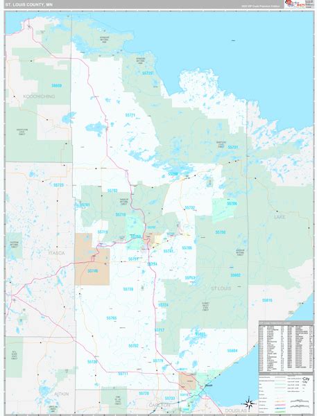 St Louis County Map Minnesota | NAR Media Kit