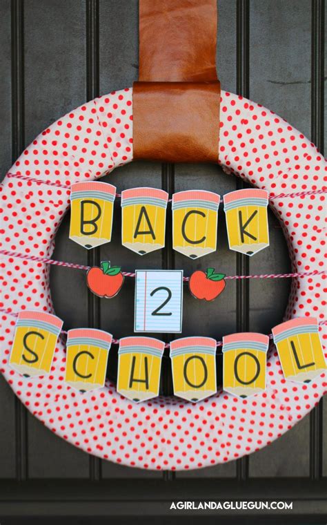 Back to school banner printables – Artofit