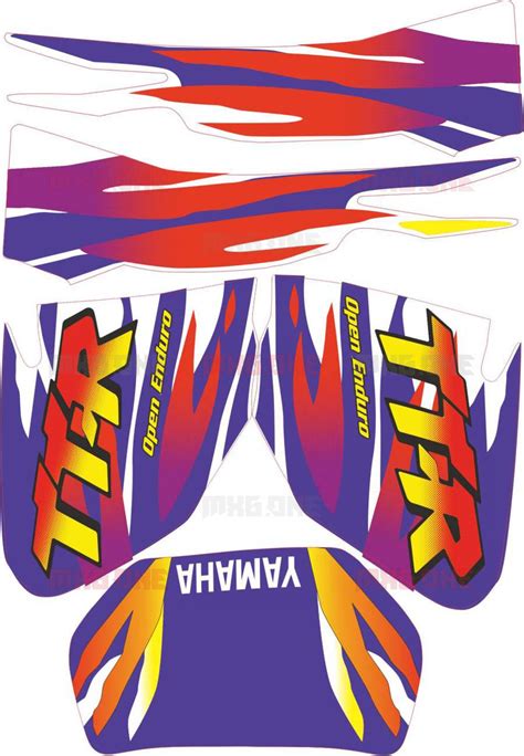 Yamaha TTR-250 1993-2006 decals set - MXG.ONE - Best moto decals