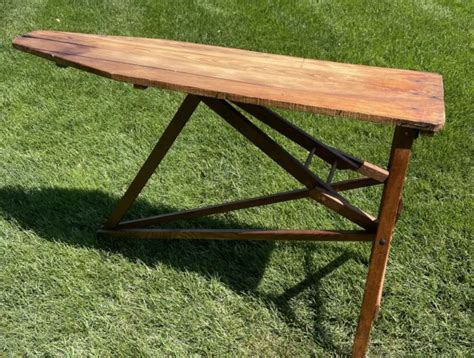 ANTIQUE VINTAGE PLYMOUTH Wooden Ironing Board $65.00 - PicClick