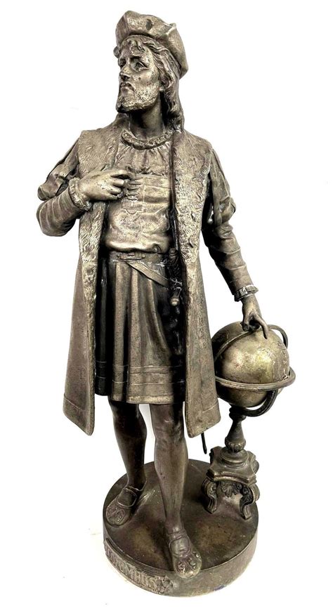 Bronze Christopher Columbus Statue Auction