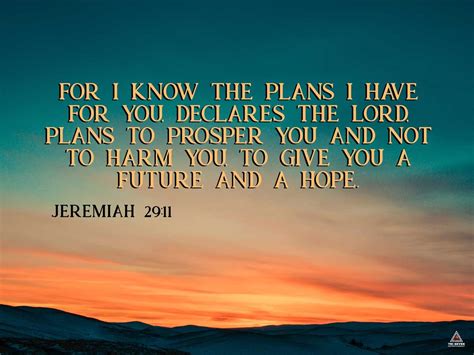 Jeremiah 29:11 Poster A Future and A Hope Bible Verse Quote | Etsy