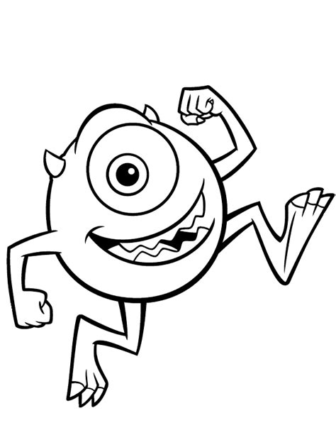 Cute Monster Coloring Pages - Coloring Home