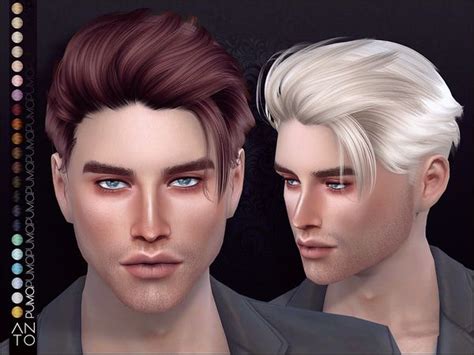 Anto - Puma (Hairstyle) | Sims hair, Sims 4 hair male, Mens hairstyles