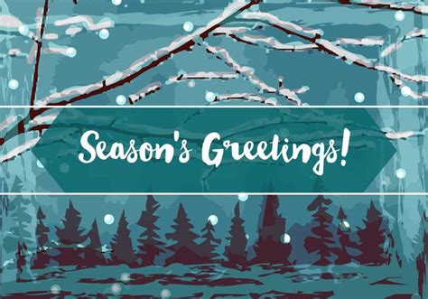 Season Greetings Vector Background 101813 Vector Art at Vecteezy