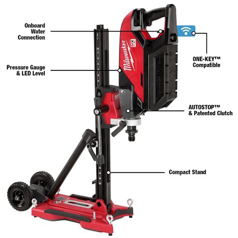 Milwaukee MX FUEL Handheld Core Drill Kit with Stand - GME Supply