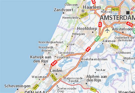 Map of Lisse - Michelin Lisse map - ViaMichelin