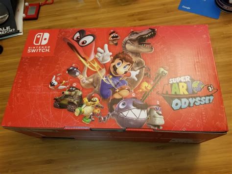 Nintendo Switch Super Mario Odyssey Bundle Edition Unboxing – G Style ...