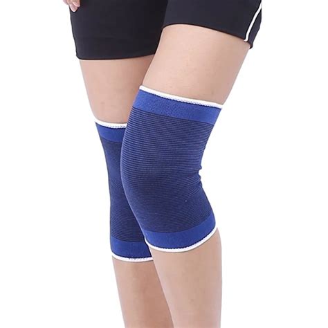 Aliexpress.com : Buy 1Pair Knee Brace Support Sleeves Elastic Muscle Support Compression Sleeve ...