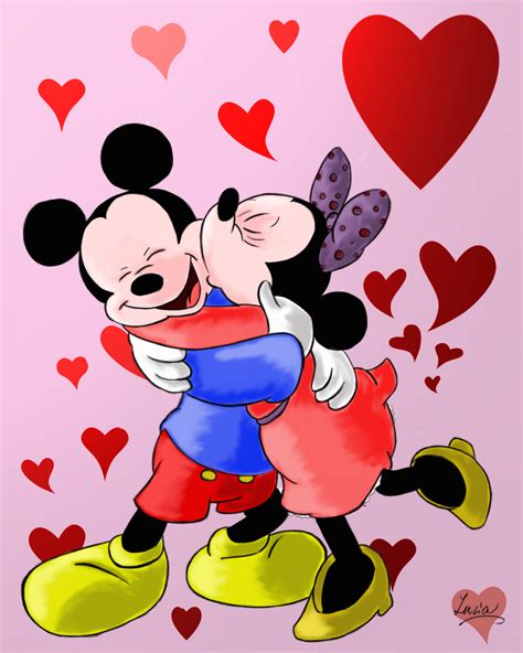 Mickey Minnie kiss - Imagui