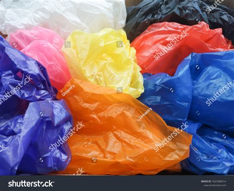 Various Colors Used Plastic Bags Concept Stock Photo 1662988414 | Shutterstock