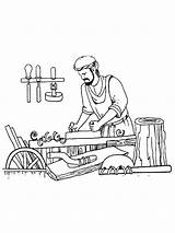 Carpenter Coloring Pages sketch template