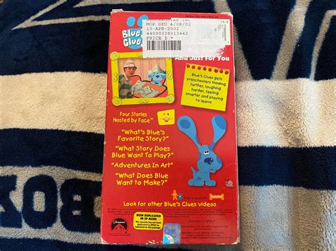 Blue's Clues: Big, Blue, & Just For You! (Volume 1) 1998 VHS