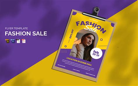 Fashion Sale - Flyer Template #181199 - TemplateMonster