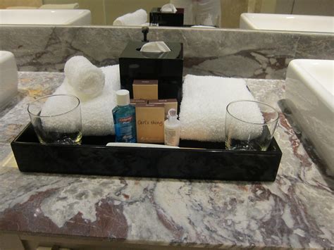 Toiletries setup; check | Hotel bathroom, Amazing bathrooms, Guest bathroom