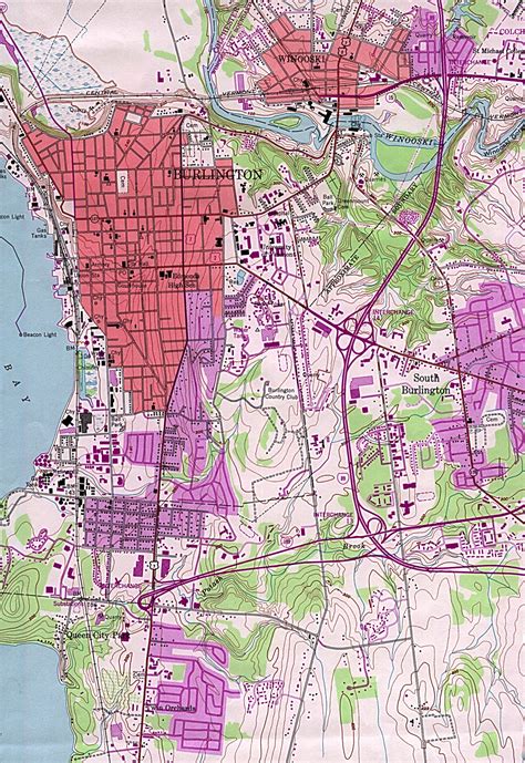 Burlington Vt 87 Map - Burlington Vt • mappery