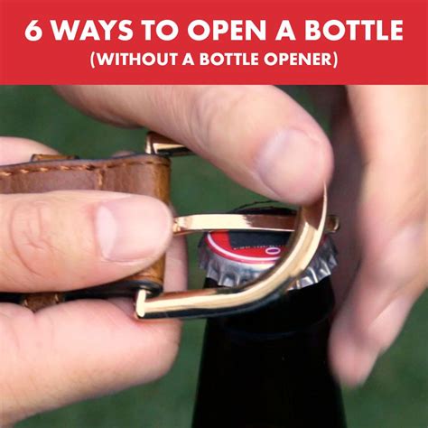 Open a bottle without an opener with these clever tricks! | Open bottle ...