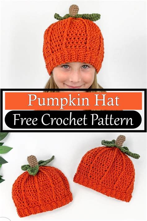 13 Crochet Pumpkin Hat Patterns For Halloween