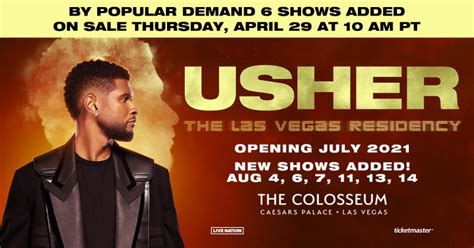 Usher - The Vegas Residency in Las Vegas at The Colosseum at