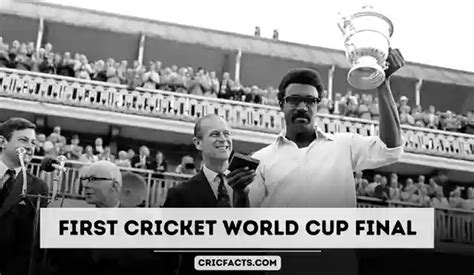 The First Cricket World Cup Final