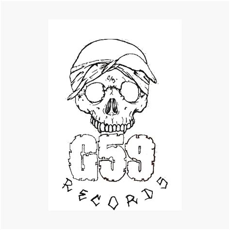 "G59 Skull Logo Art - Suicideboys Merch" Photographic Print by dishess | Redbubble