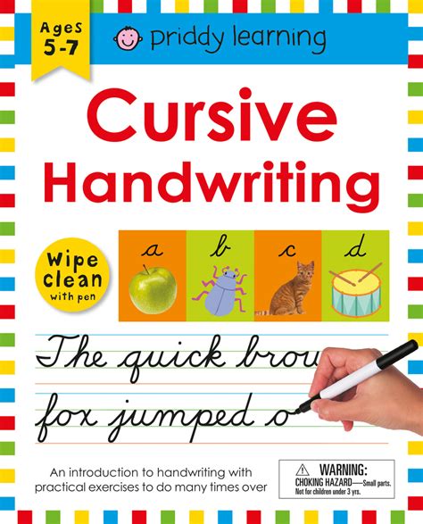 Wipe Clean Workbook: Cursive Handwriting : Priddy Books