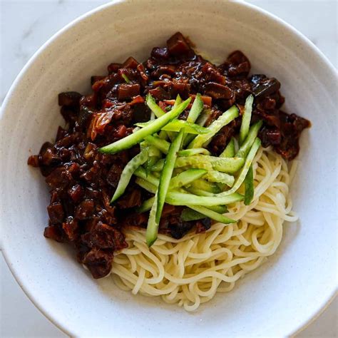 The BEST Vegan Jjajangmyeon | Chef Atulya | Recipe | Noodle recipes easy, Asian recipes, Spicy ...