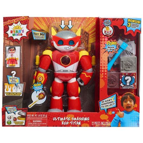 Ryan's World Ultimate Smashing Red Titan | Ryan toys, Ryan's world, Ryan's toy review