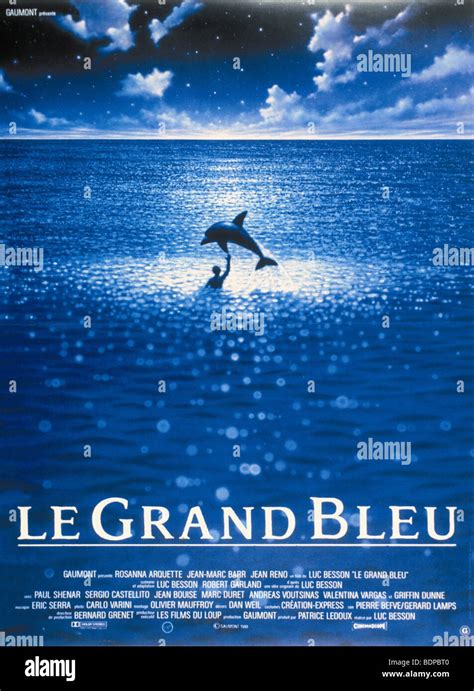 Le grand bleu Year: 1988 Director: Luc Besson Movie poster Stock Photo - Alamy